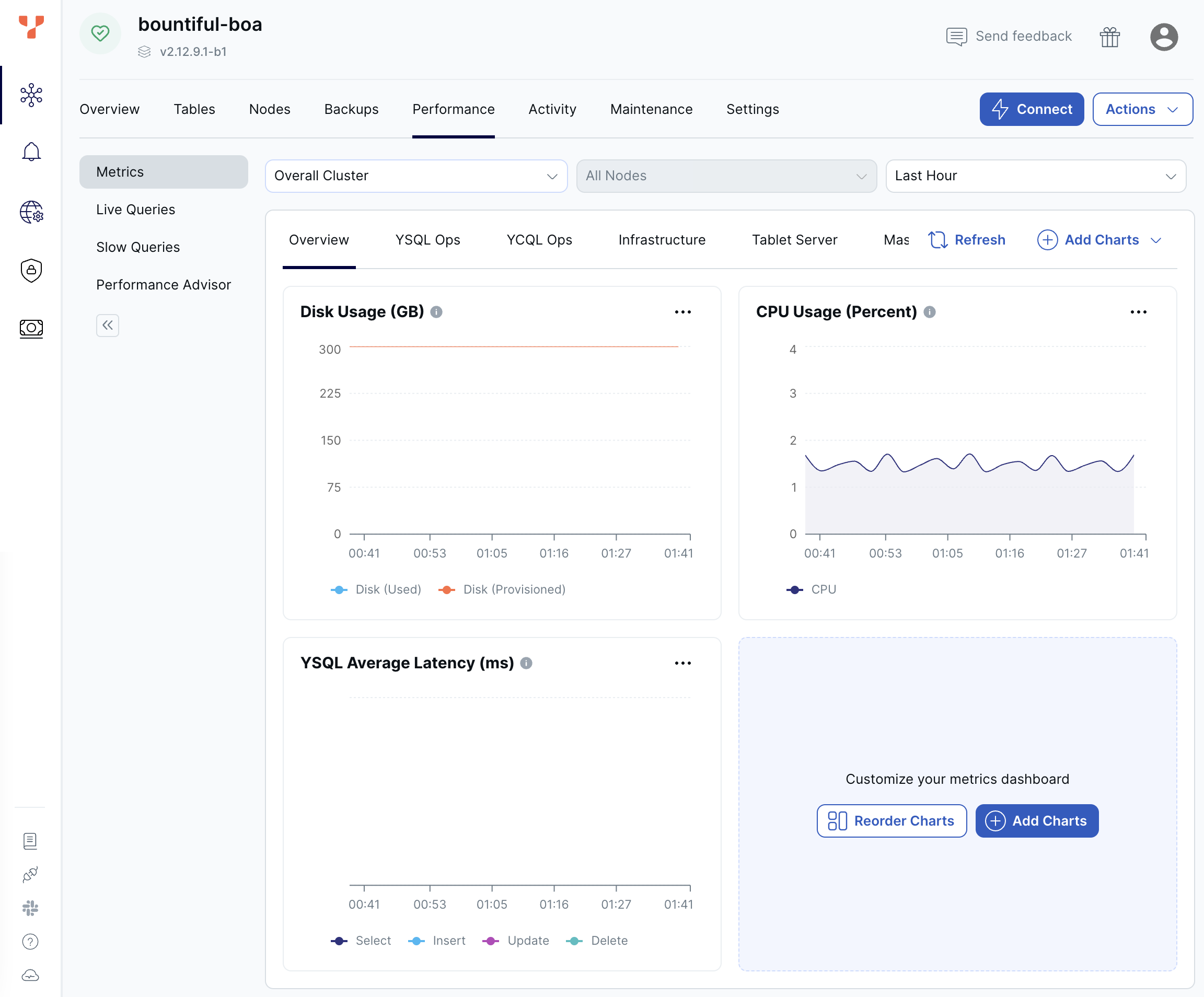 Cluster Performance Metrics